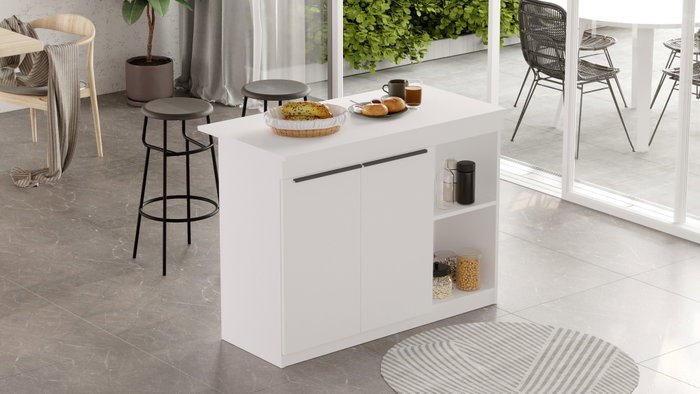 Hanah Home Mesa de Cocina OR2-W Blanca